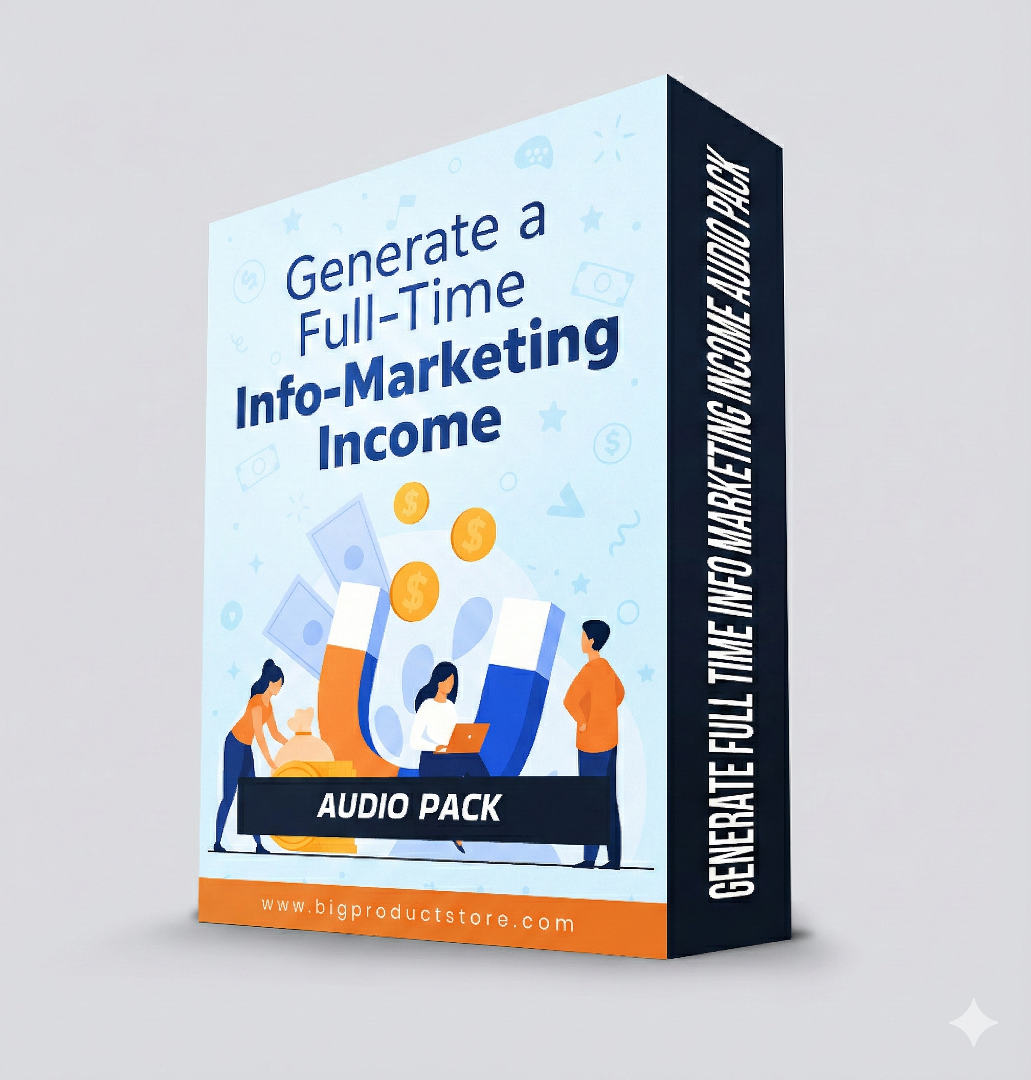 Generate Full Time Info Marketing Income Audio Pack